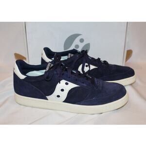 NIB MEN'S SZ 11 SAUCONY JAZZ COURT ATHLETIC‎ SNEAKEASS NAVY BLUE